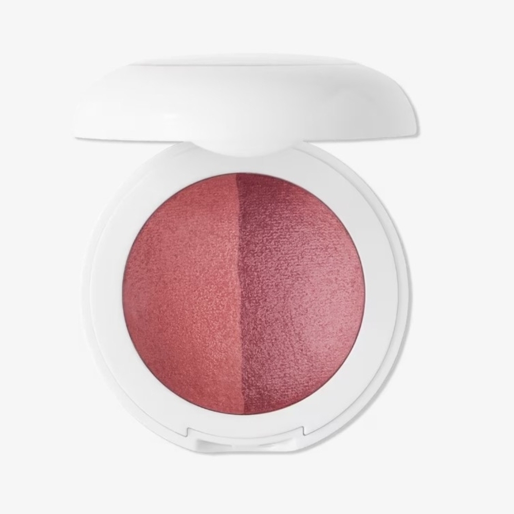 Dibs Beauty Duet Baked Blush Duo in Muted Pink-Mauve and Deep Plum